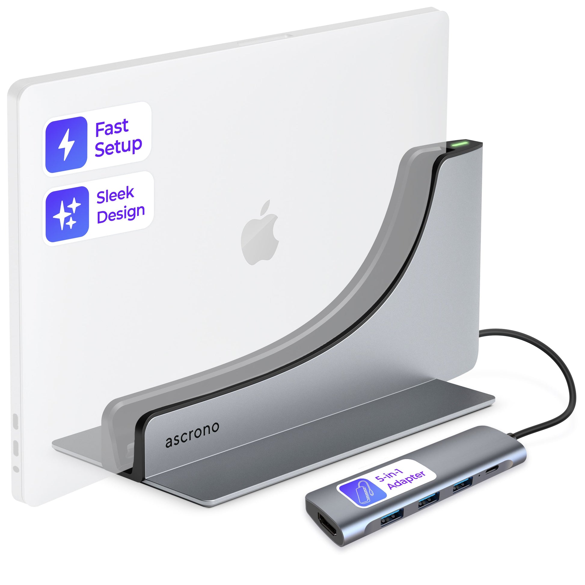 Ascrono® MacBook Docking Station Ascrono