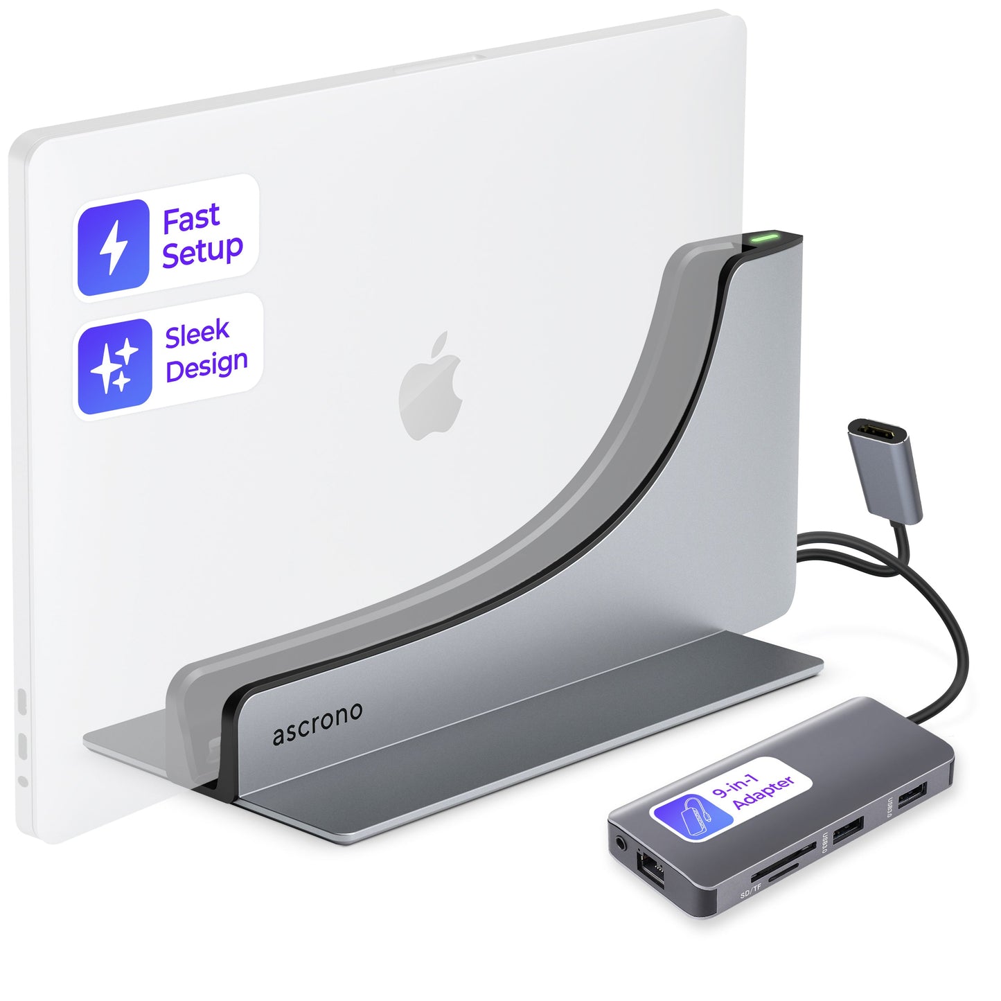 Ascrono® MacBook Docking Station Ascrono
