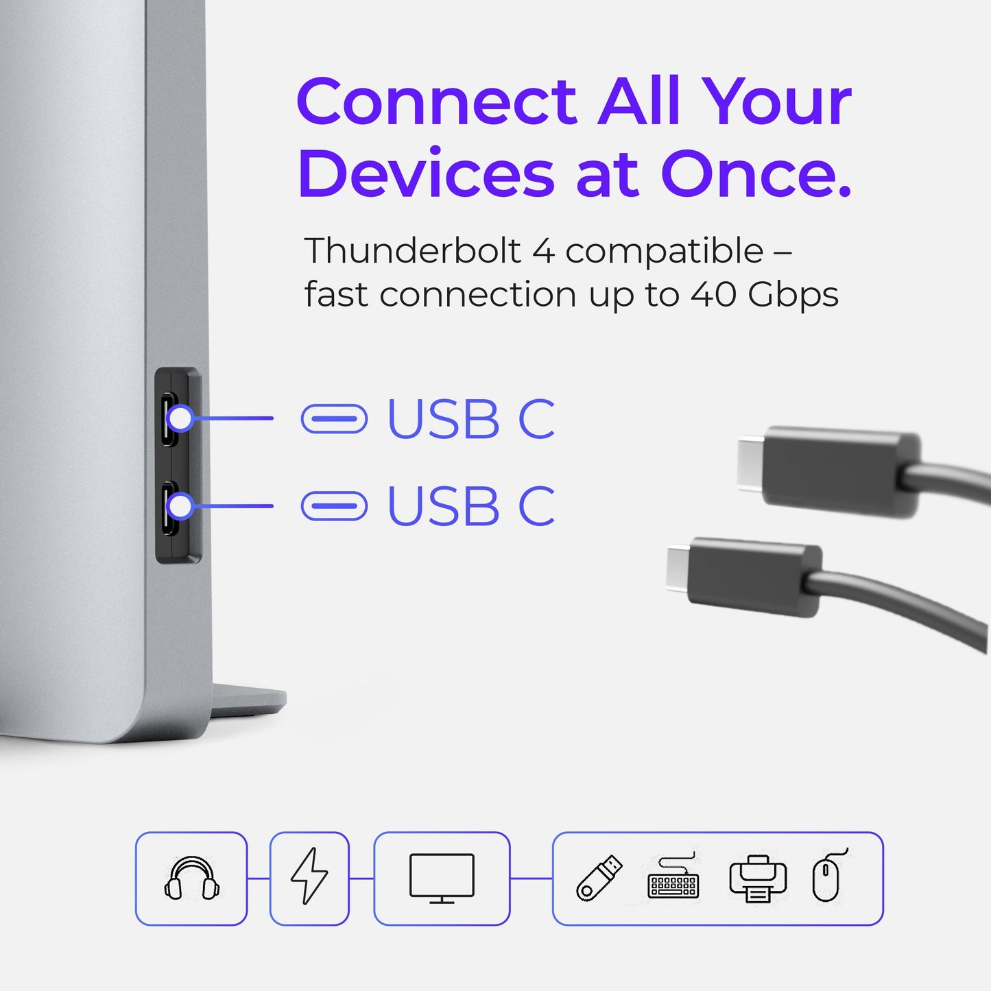 Ascrono® MacBook Docking Station Ascrono