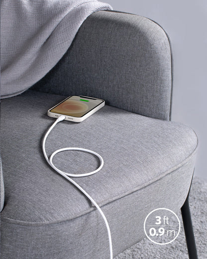 Anker USB-C to Lightning Cable (Flow, 3 ft Silicone)
