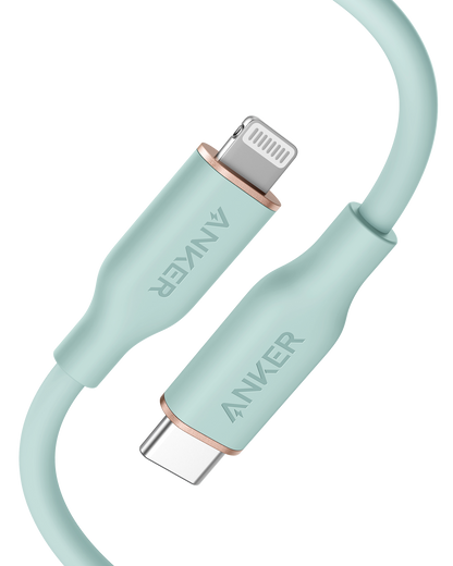 Anker USB-C to Lightning Cable (Flow, 3 ft Silicone)