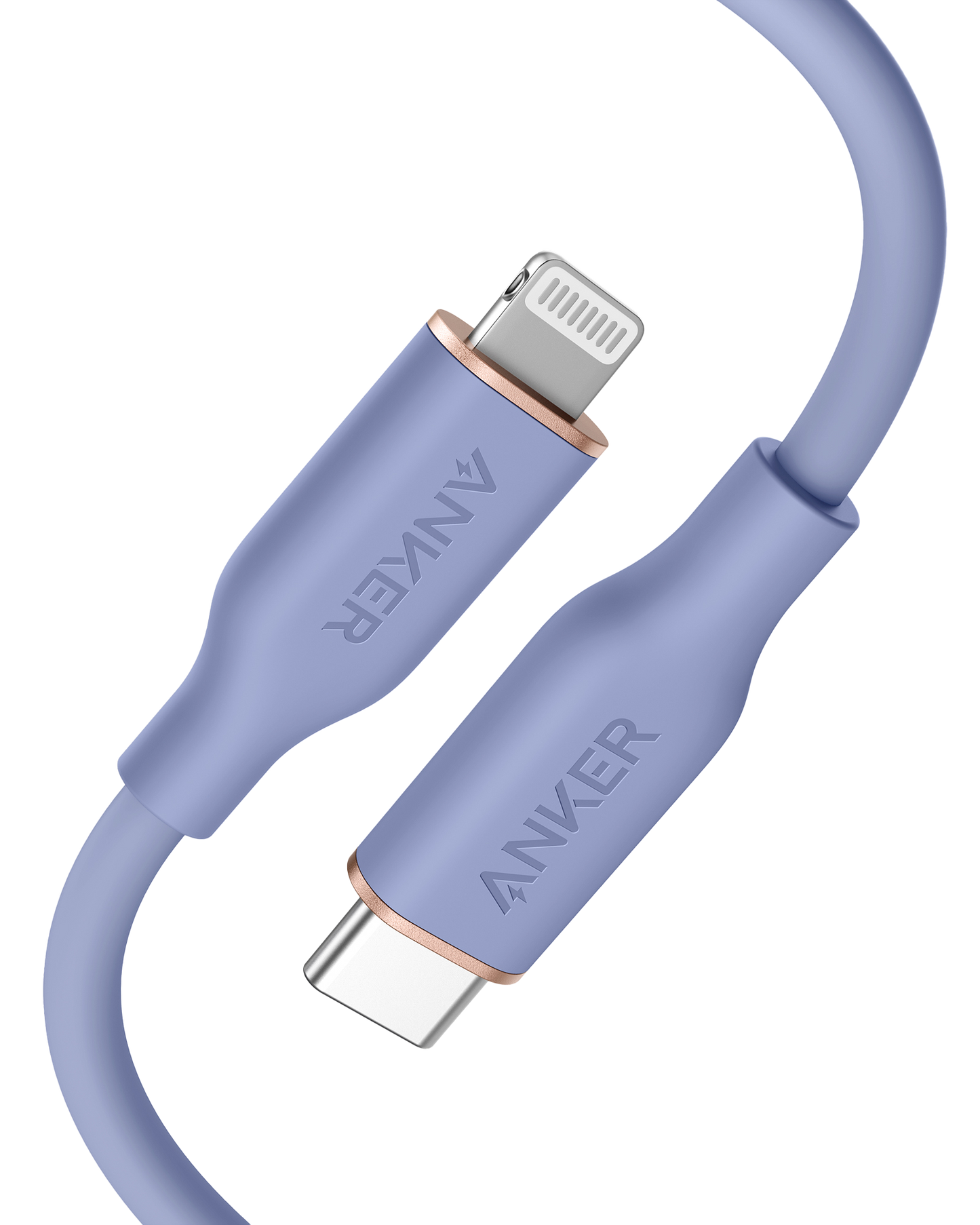 Anker USB-C to Lightning Cable (Flow, 3 ft Silicone)