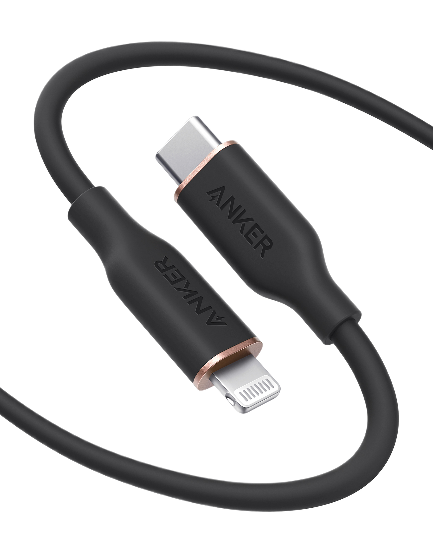 Anker USB-C to Lightning Cable (Flow, 3 ft Silicone)