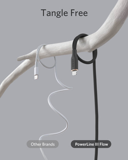 Anker USB-C to Lightning Cable (Flow, 3 ft Silicone)