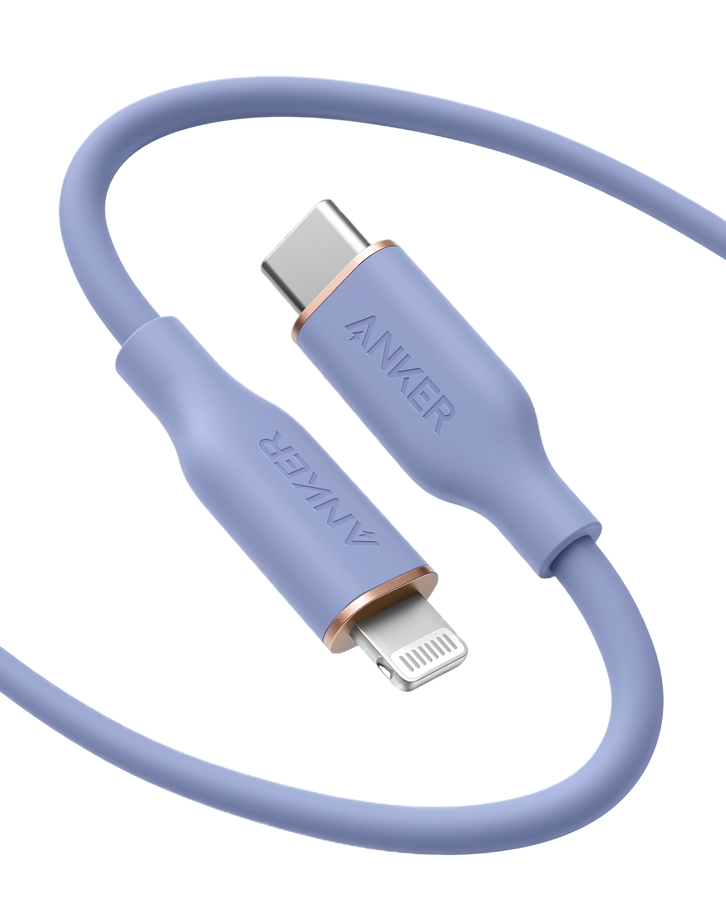 Anker USB-C to Lightning Cable (Flow, 3 ft Silicone)