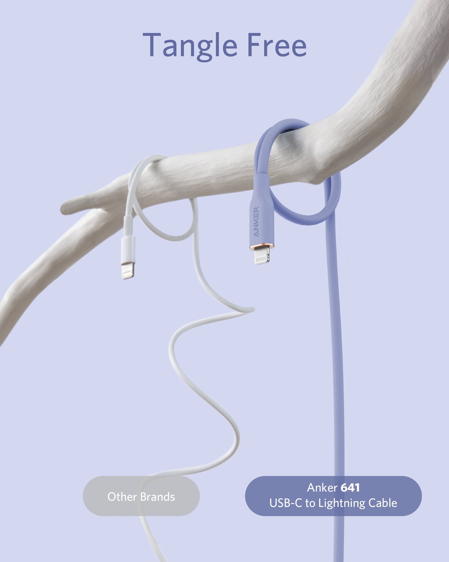 Anker USB-C to Lightning Cable (Flow, 3 ft Silicone)