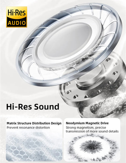 Oneodio Fusion A70 Bluetooth Headphones Hi-Res Audio Over Ear Wireless Headset 72H Professional Studio Monitor DJ HiFi Earphones