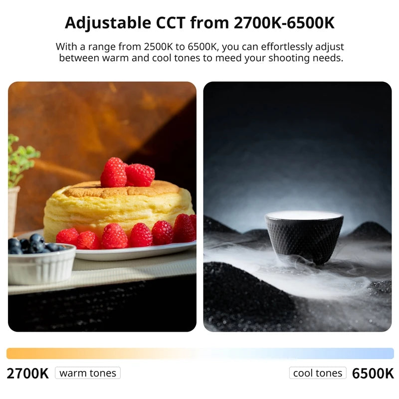 Ulanzi UA20 20W Bi-Color Inflatable Tube Light Wand Stick Foldable LED Video Light for Broadcasters Photography Live Streaming