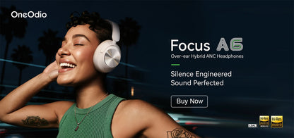 Oneodio Fusion A70 Bluetooth Headphones Hi-Res Audio Over Ear Wireless Headset 72H Professional Studio Monitor DJ HiFi Earphones