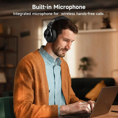 Oneodio Fusion A70 Bluetooth Headphones Hi-Res Audio Over Ear Wireless Headset 72H Professional Studio Monitor DJ HiFi Earphones