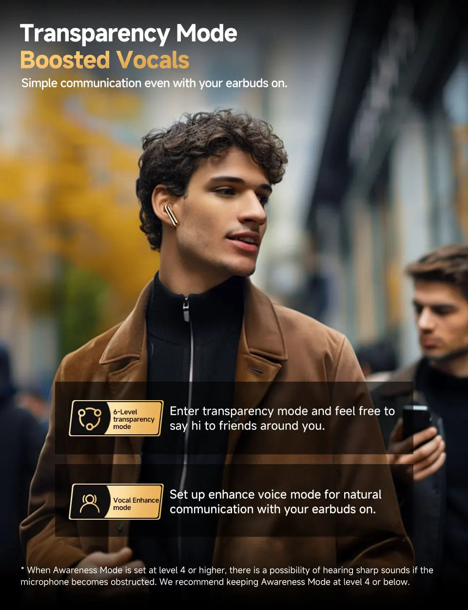 QCY MeloBuds Pro ANC Wireless Earphones 46dB Active Noise Cancellation Earbud Bluetooth 5.3 Hi-Res Audio with LDAC Headphones