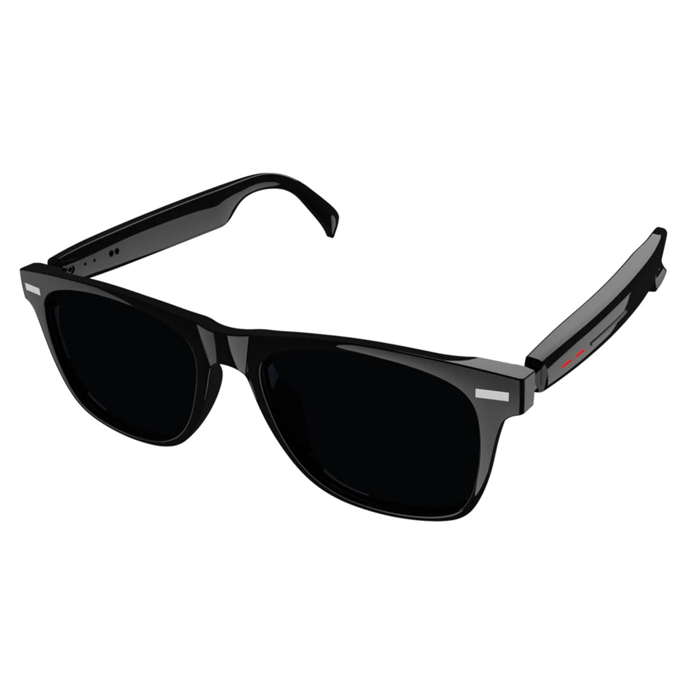 Camera Glasses Remote Shooting Outdoor Sport Glasses with Camera Open Ear Sound Mic & Speakers Wearable Eyeglass for Men & Woman