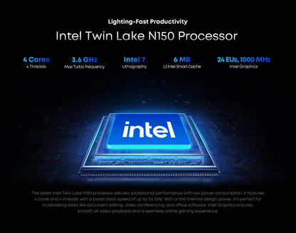 CHUWI Touch Screen Laptop MiniBook X 2-in-1 Laptop Intel N150 512GB ROM 16GB LPDDR5 10.51" 2K FHD IPS Windows 11 Work Notebook